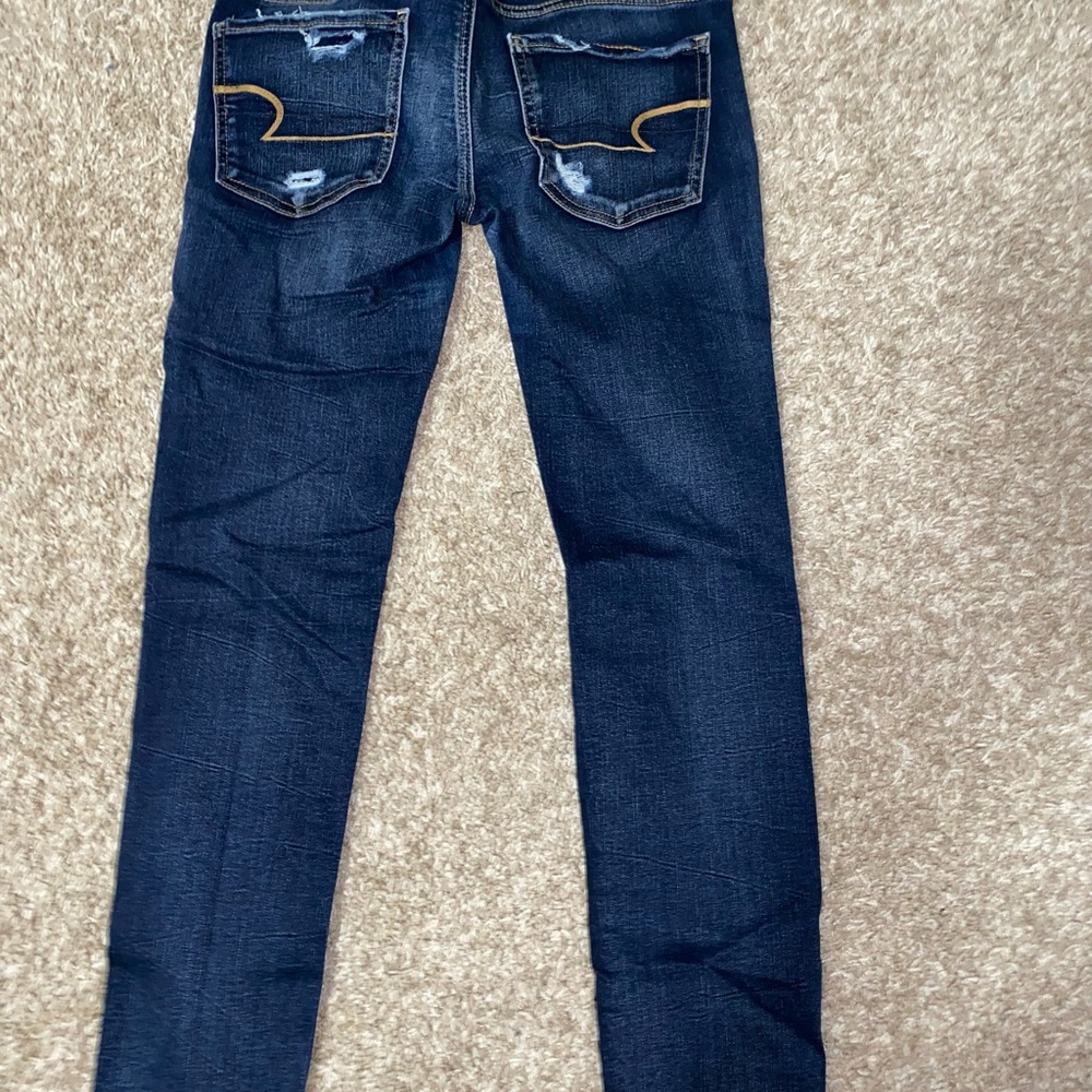 American eagle dark wash skinny jeans - Picture 2 of 6